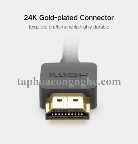 Ugreen 30822 0.5M màu Đen Cáp tín hiệu HDMI chuẩn 2.0 hỗ trợ phân giải 4K * 2K HD121 30030822